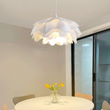 Elegant White Floral Multi Layered Acrylic Pendant Light for Modern Interior Spaces