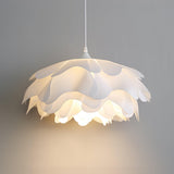 Elegant White Floral Multi Layered Acrylic Pendant Light for Modern Interior Spaces