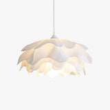 Elegant White Floral Multi Layered Acrylic Pendant Light for Modern Interior Spaces