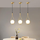 Elegant White Glass Globe Droplight Pendant Lamp for Modern Living Rooms and Dining Spaces