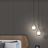 Elegant White Glass Globe Droplight Pendant Lamp for Modern Living Rooms and Dining Spaces