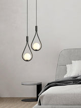 Elegant White Glass Globe Droplight Pendant Lamp for Modern Living Rooms and Dining Spaces