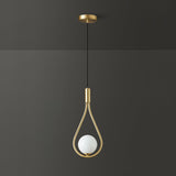 Elegant White Glass Globe Droplight Pendant Lamp for Modern Living Rooms and Dining Spaces