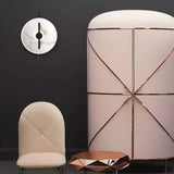 Elegant White Marble LED Wall Lamp Modern Circular Sconce for Bedroom Lighting