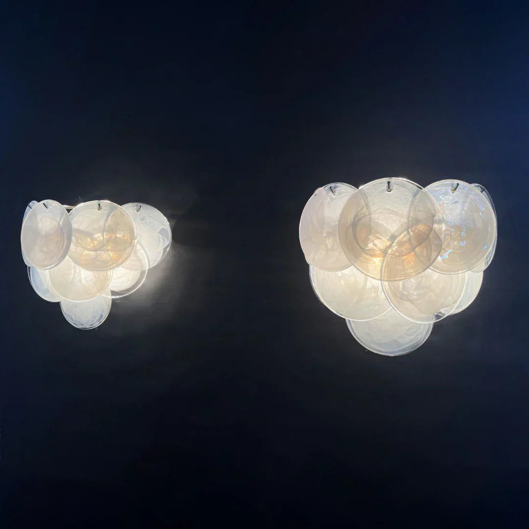 elegant-white-murano-glass-disc-wall-sconce-mid-century-modern-designer-sidelight