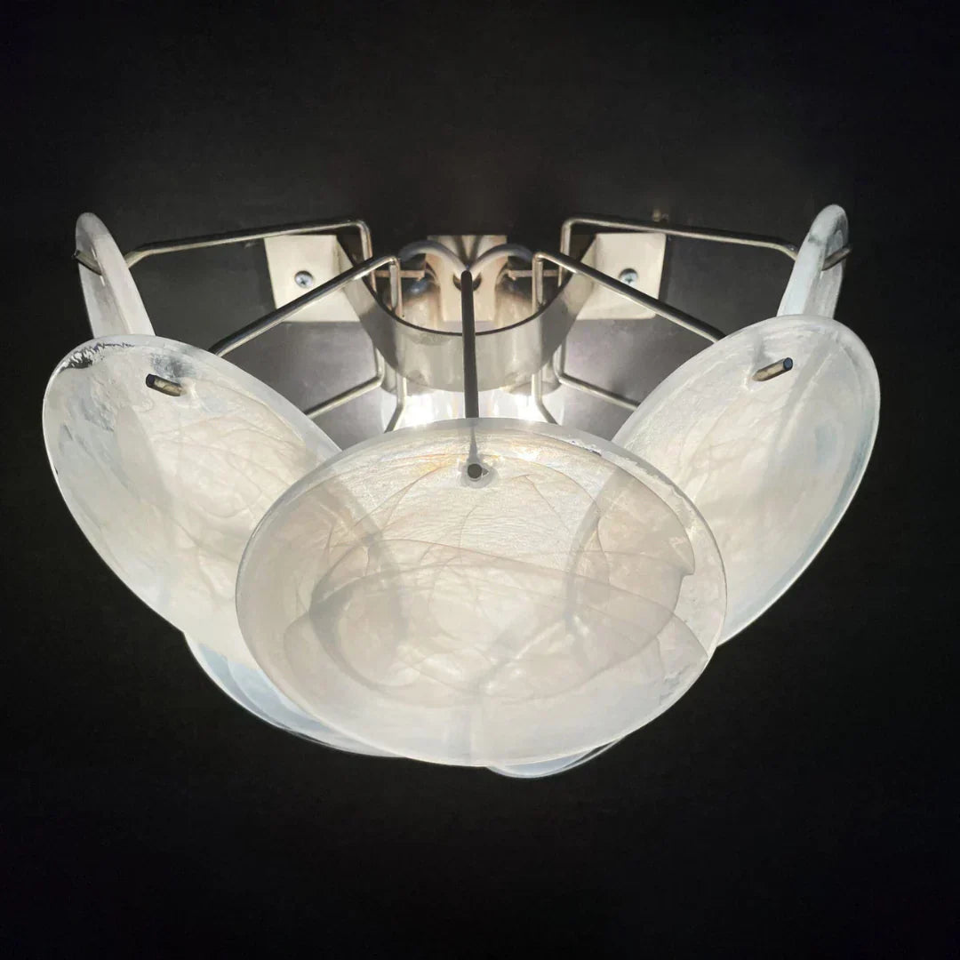 elegant-white-murano-glass-disc-wall-sconce-mid-century-modern-designer-sidelight
