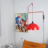 Elio Modern Swivel Wall Sconce Plug In Adjustable Arm Lamp with Counterweight for Reading