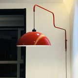 Elio Modern Swivel Wall Sconce Plug In Adjustable Arm Lamp with Counterweight for Reading
