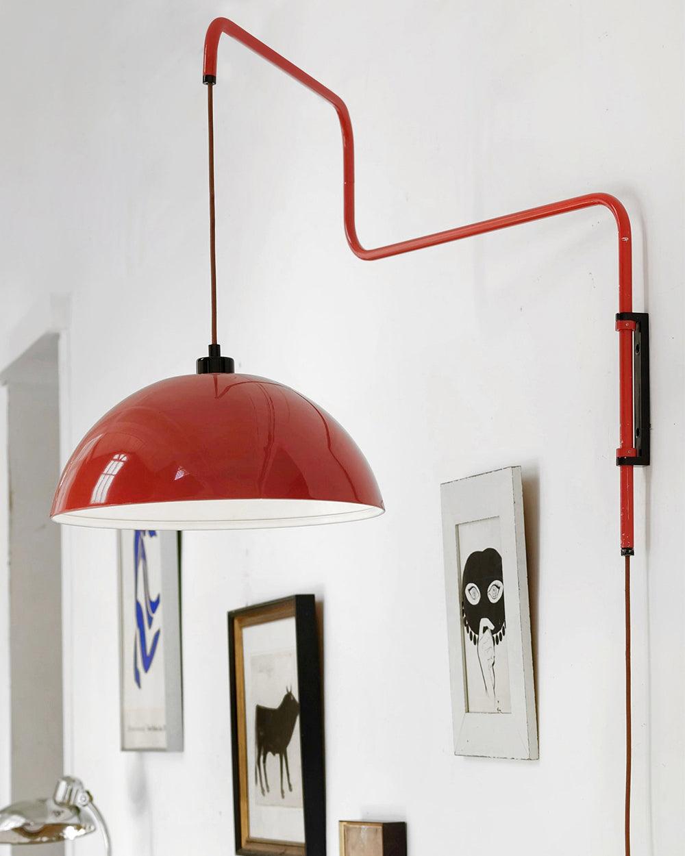 Elio Modern Swivel Wall Sconce Plug In Adjustable Arm Lamp with Counterweight for Reading