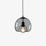 Eres Translucent Oval Glass Droplight Pendant Lamp for Modern Interior Ceiling Decor
