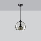 Eres Translucent Oval Glass Droplight Pendant Lamp for Modern Interior Ceiling Decor