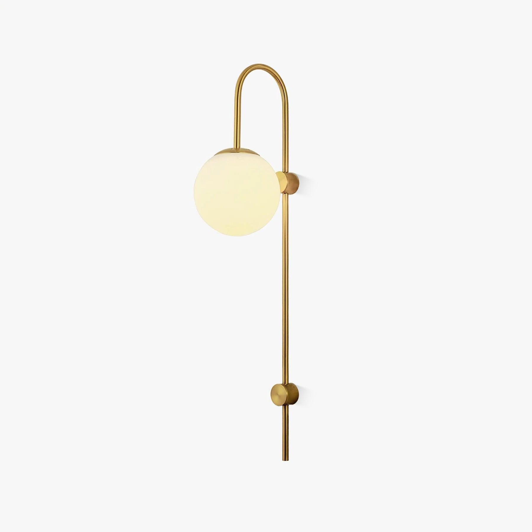 Erikson Modern Glass Globe Wall Sconce Contemporary Indoor Wall Mounted Light Fixture