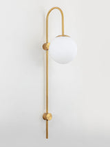 Erikson Modern Glass Globe Wall Sconce Contemporary Indoor Wall Mounted Light Fixture