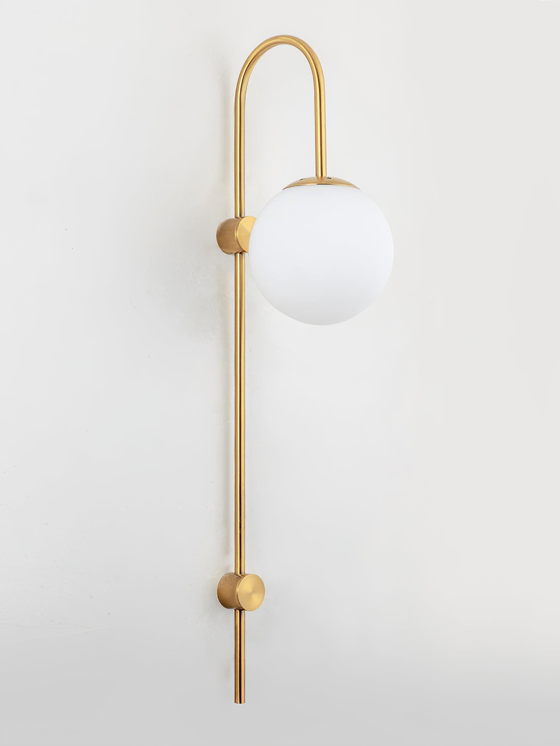 Erikson Modern Glass Globe Wall Sconce Contemporary Indoor Wall Mounted Light Fixture