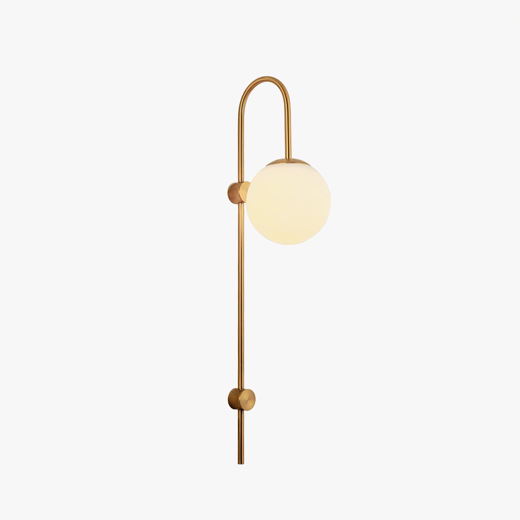 Erikson Modern Glass Globe Wall Sconce Contemporary Indoor Wall Mounted Light Fixture