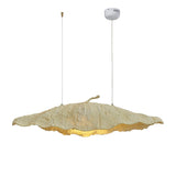 Etaias Handcrafted Paper Pulp LED Pendant Light White Artistic Hanging Fixture for Modern Interiors