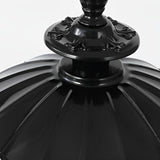 European Style Cognac Glass Flower Ball Pillar Lamp Waterproof Outdoor Post Light