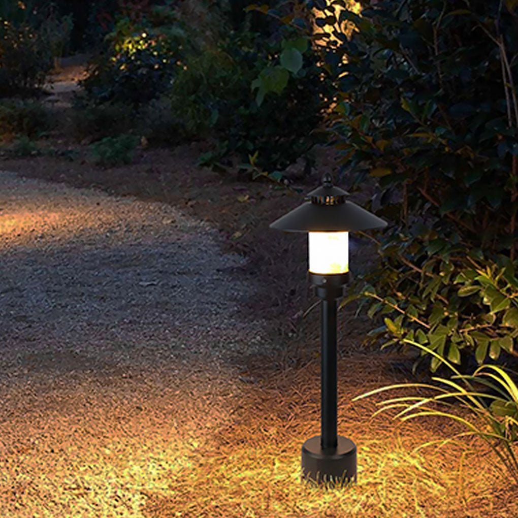 European Style Outdoor Garden Pathway Light Waterproof Aluminum and Marble Landscape Lamp