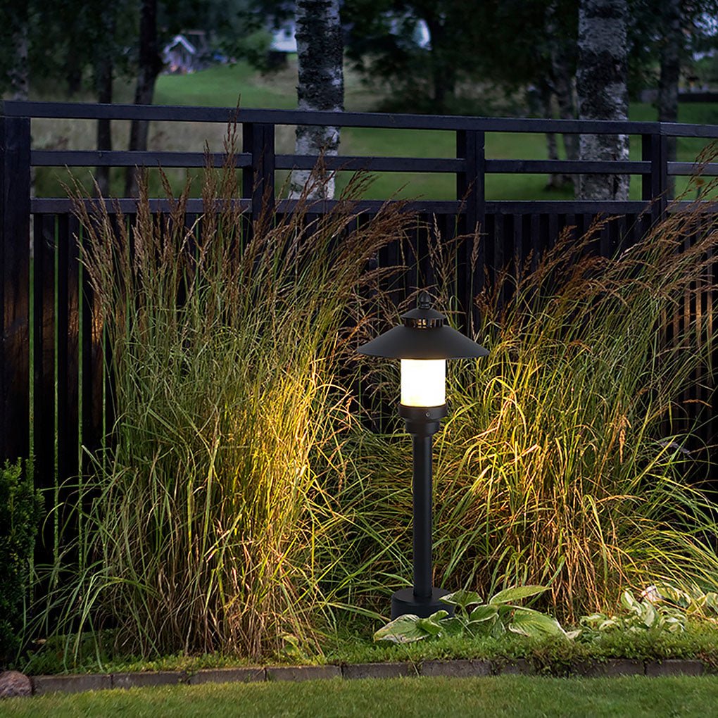 European Style Outdoor Garden Pathway Light Waterproof Aluminum and Marble Landscape Lamp