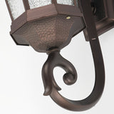 European Style Retro Outdoor Wall Sconce Waterproof Aluminum Exterior Light for Porch and Garden