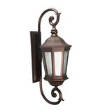 European Style Retro Outdoor Wall Sconce Waterproof Aluminum Exterior Light for Porch and Garden