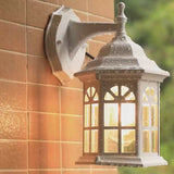 European Style Waterproof Aluminum Glass Outdoor Wall Sconce for Porch and Terrace