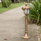 European Style Waterproof Outdoor Garden Pathway Post Light Aluminum Lawn Lamp 31 Inch