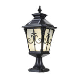 European Style Waterproof Solar Fence Post Light for Outdoor Garden Pillars