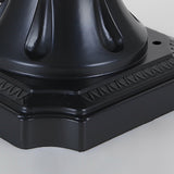 European Style Waterproof Solar Fence Post Light for Outdoor Garden Pillars