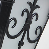 European Style Waterproof Solar Fence Post Light for Outdoor Garden Pillars