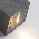 Exterior LED Up and Down Wall Sconce Dual Beam Outdoor Porch Light for Garden Villa