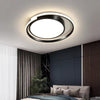 Minimalist Round LED Flush Mount Ceiling Light Ultra Thin 20 Inch Metal Fixture