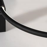 Abstract Double Circle LED Flush Mount Ceiling Light Modern Metal Bedroom Lighting Fixture