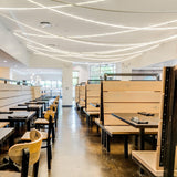 Flexible Silicone LED Curve Linear Pendant Light for Modern Interior Decor