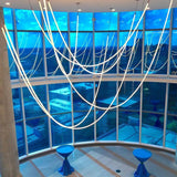 Flexible Silicone LED Curve Linear Pendant Light for Modern Interior Decor