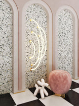 Flexible Silicone LED Curve Linear Pendant Light for Modern Interior Decor