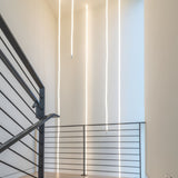 Flexible Silicone LED Curve Linear Pendant Light for Modern Interior Decor