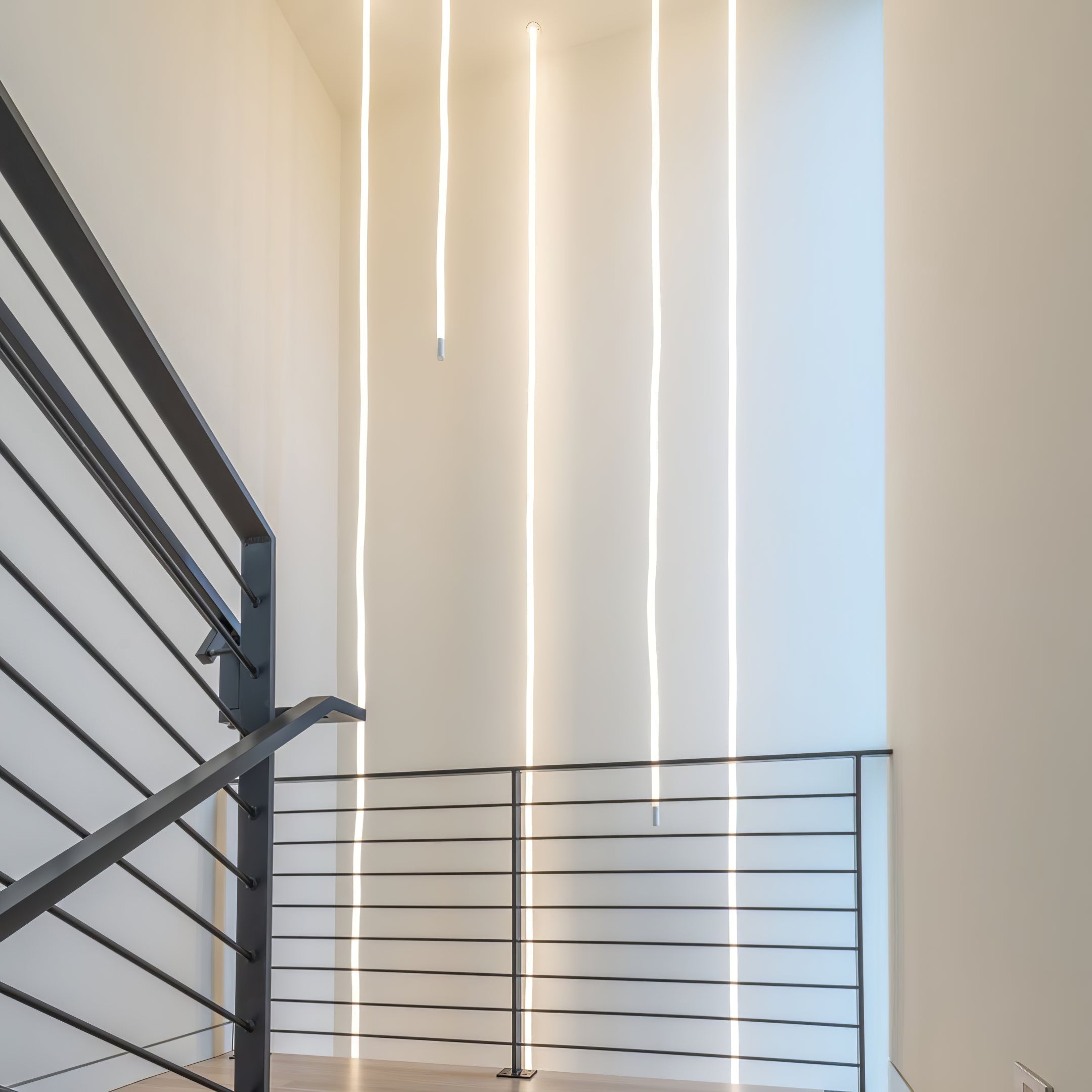 Flexible Silicone LED Curve Linear Pendant Light for Modern Interior Decor