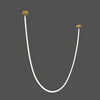 Flexible Silicone LED Curve Linear Pendant Light for Modern Interior Decor