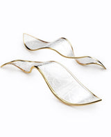 Fluttering Leaves Nature Inspired Large LED Chandelier with Amber Glass for Hotels and Living Rooms