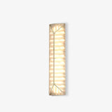 Fragment Patterned Glass LED Wall Sconce Modern Gothic Style Chrome Stainless Steel Light Fixture