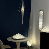 Fragment Patterned Glass LED Wall Sconce Modern Gothic Style Chrome Stainless Steel Light Fixture