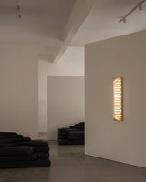 Fragment Patterned Glass LED Wall Sconce Modern Gothic Style Chrome Stainless Steel Light Fixture