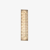 Fragment Patterned Glass LED Wall Sconce Modern Gothic Style Chrome Stainless Steel Light Fixture