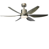 66 Inch Modern Ceiling Fan with 24W Dimmable LED Light Remote Control Silent DC Motor