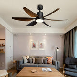 66 Inch Modern Ceiling Fan with 24W Dimmable LED Light Remote Control Silent DC Motor