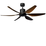66 Inch Modern Ceiling Fan with 24W Dimmable LED Light Remote Control Silent DC Motor