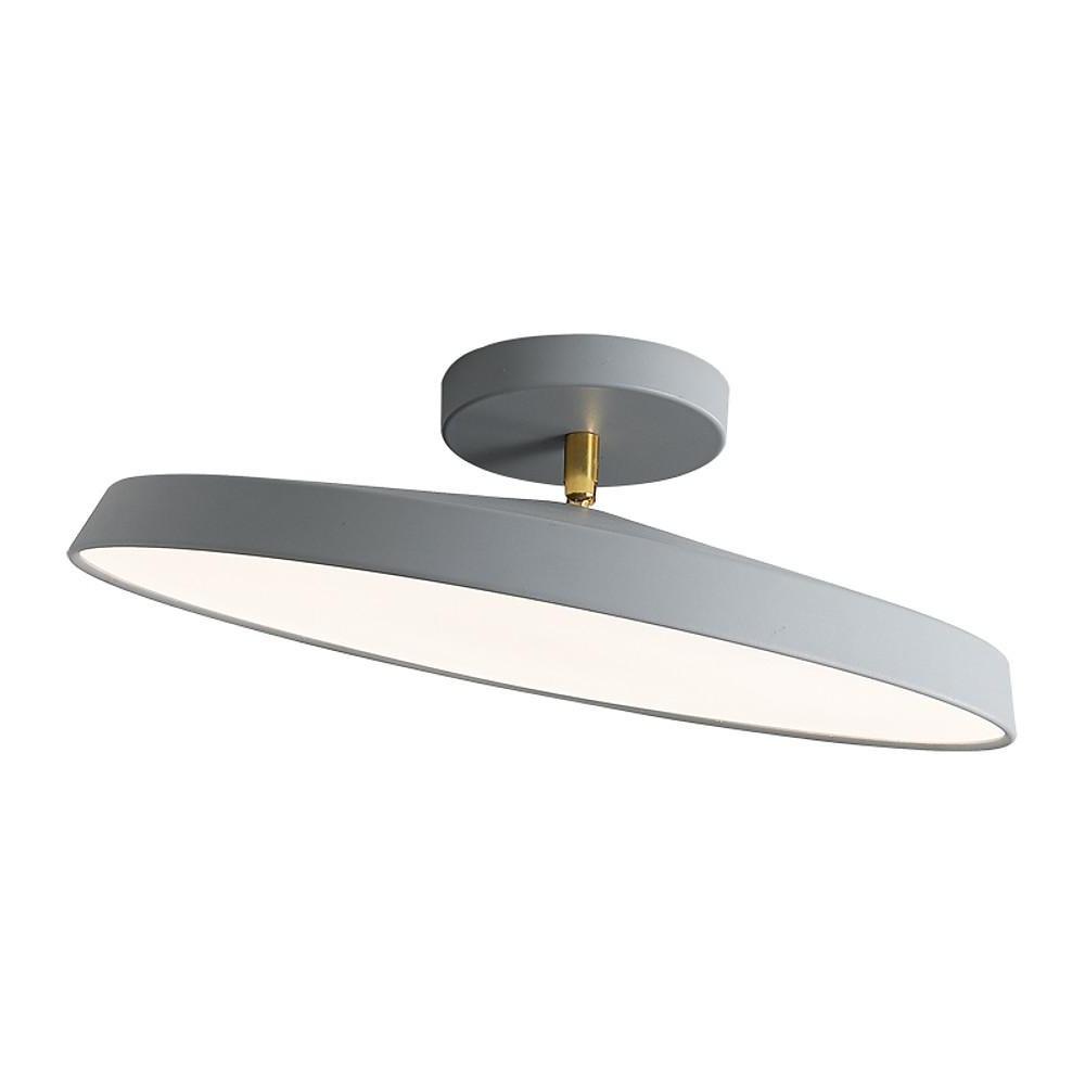 Modern Adjustable Circular LED Nordic Ceiling Light Flush Mount Fixture for Bedroom and Dining Room
