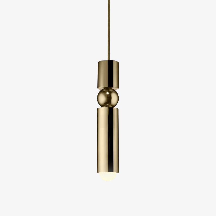 Fulcrum Modern Cylindrical LED Pendant Light Adjustable Hanging Ceiling Fixture