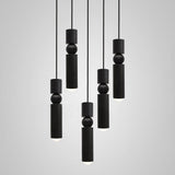 Fulcrum Modern Cylindrical LED Pendant Light Adjustable Hanging Ceiling Fixture